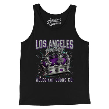 Los Angeles Hockey Throwback Mascot Men/Unisex Tank Top-Allegiant Goods Co. Vintage Sports Apparel