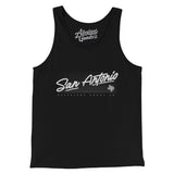 San Antonio Retro Men/Unisex Tank Top-Allegiant Goods Co. Vintage Sports Apparel