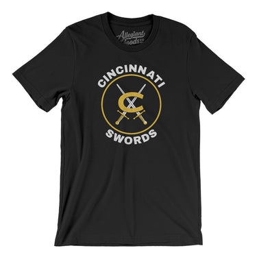 Cincinnati Swords Hockey Men/Unisex T-Shirt-Allegiant Goods Co. Vintage Sports Apparel