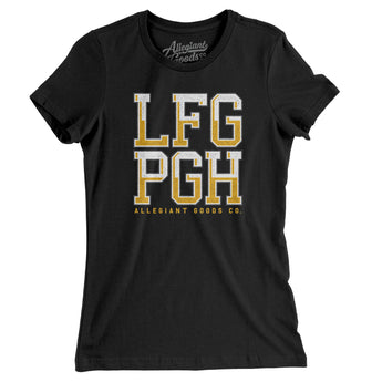 Lfg Pgh Women's T-Shirt-Allegiant Goods Co. Vintage Sports Apparel