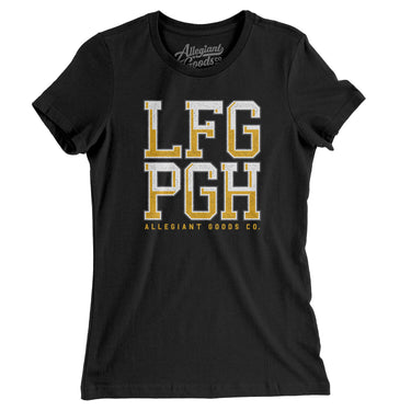 Lfg Pgh Women's T-Shirt-Allegiant Goods Co. Vintage Sports Apparel