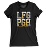 Lfg Pgh Women's T-Shirt-Black-Allegiant Goods Co. Vintage Sports Apparel