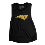North Carolina Pizza State Women's Flowey Scoopneck Muscle Tank-Allegiant Goods Co. Vintage Sports Apparel