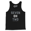 Las Vegas 702 Men/Unisex Tank Top-Black-Allegiant Goods Co. Vintage Sports Apparel