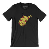 West Virginia Pizza State Men/Unisex T-Shirt-Allegiant Goods Co. Vintage Sports Apparel