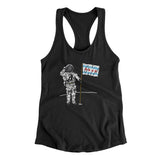 Chicago Flag Moonman Women's Racerback Tank-Allegiant Goods Co. Vintage Sports Apparel