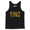 Yinz Baseball Men/Unisex Tank Top-Black-Allegiant Goods Co. Vintage Sports Apparel