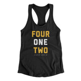 Pittsburgh 412 Women's Racerback Tank-Allegiant Goods Co. Vintage Sports Apparel