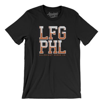 Lfg Phl Men/Unisex T-Shirt-Black-Allegiant Goods Co. Vintage Sports Apparel