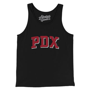 Pdx Varsity Men/Unisex Tank Top-Allegiant Goods Co. Vintage Sports Apparel