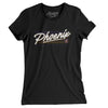 Phoenix Retro Women's T-Shirt-Black-Allegiant Goods Co. Vintage Sports Apparel