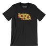 Nebraska Pizza State Men/Unisex T-Shirt-Black-Allegiant Goods Co. Vintage Sports Apparel