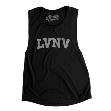 Lvnv Varsity Women's Flowey Scoopneck Muscle Tank-Allegiant Goods Co. Vintage Sports Apparel