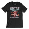 Seattle Hockey Throwback Mascot Men/Unisex T-Shirt-Black-Allegiant Goods Co. Vintage Sports Apparel