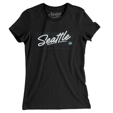 Seattle Retro Women's T-Shirt-Allegiant Goods Co. Vintage Sports Apparel