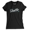 Seattle Retro Women's T-Shirt-Black-Allegiant Goods Co. Vintage Sports Apparel