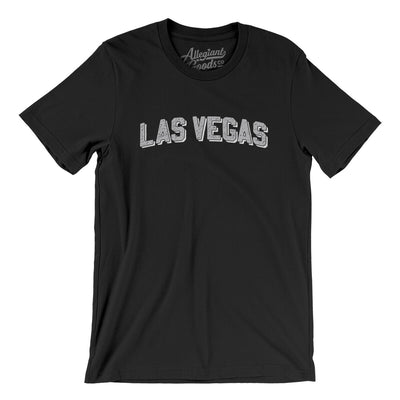 Las Vegas Varsity Men/Unisex T-Shirt-Black-Allegiant Goods Co. Vintage Sports Apparel