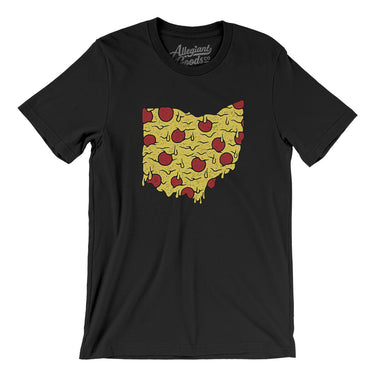 Ohio Pizza State Men/Unisex T-Shirt-Allegiant Goods Co. Vintage Sports Apparel