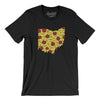 Ohio Pizza State Men/Unisex T-Shirt-Black-Allegiant Goods Co. Vintage Sports Apparel