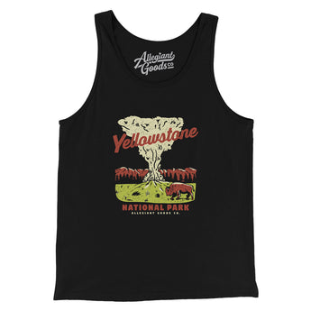 Yellowstone National Park Old Faithful Men/Unisex Tank Top-Allegiant Goods Co. Vintage Sports Apparel