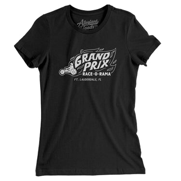 Grand Prix Race-O-Rama Women's T-Shirt-Allegiant Goods Co. Vintage Sports Apparel
