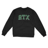 Atx Varsity Midweight Crewneck Sweatshirt-Black-Allegiant Goods Co. Vintage Sports Apparel