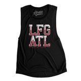 Lfg Atl Women's Flowey Scoopneck Muscle Tank-Allegiant Goods Co. Vintage Sports Apparel