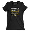 Pittsburgh Forbes Field Women's T-Shirt-Black-Allegiant Goods Co. Vintage Sports Apparel
