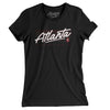Atlanta Retro Women's T-Shirt-Black-Allegiant Goods Co. Vintage Sports Apparel