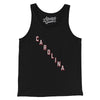 Carolina Hockey Jersey Men/Unisex Tank Top-Black-Allegiant Goods Co. Vintage Sports Apparel
