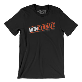 Wincinnati Men/Unisex T-Shirt-Black-Allegiant Goods Co. Vintage Sports Apparel