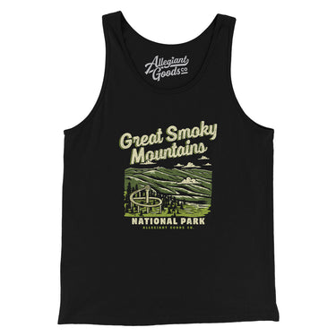 Great Smoky Mountains National Park Men/Unisex Tank Top-Allegiant Goods Co. Vintage Sports Apparel