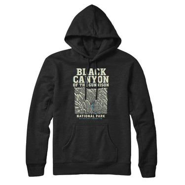 Black Canyon Of The Gunnison National Park Hoodie-Allegiant Goods Co. Vintage Sports Apparel