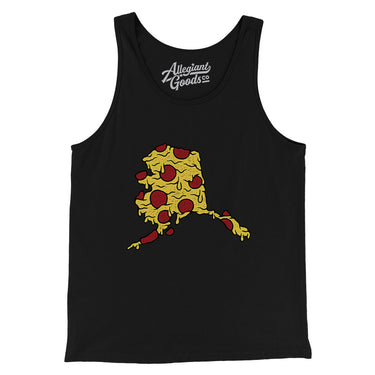 Alaska Pizza State Men/Unisex Tank Top-Allegiant Goods Co. Vintage Sports Apparel