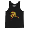 Alaska Pizza State Men/Unisex Tank Top-Black-Allegiant Goods Co. Vintage Sports Apparel