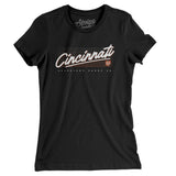 Cincinnati Retro Women's T-Shirt-Allegiant Goods Co. Vintage Sports Apparel