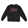 Pdx Varsity Midweight Crewneck Sweatshirt-Black-Allegiant Goods Co. Vintage Sports Apparel