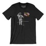 Maryland Flag Moonman Men/Unisex T-Shirt-Allegiant Goods Co. Vintage Sports Apparel