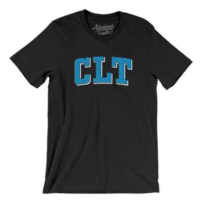 Clt Varsity Men/Unisex T-Shirt-Black-Allegiant Goods Co. Vintage Sports Apparel