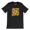 New Mexico Pizza State Men/Unisex T-Shirt-Black-Allegiant Goods Co. Vintage Sports Apparel