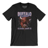 Buffalo Football Throwback Mascot Men/Unisex T-Shirt-Black-Allegiant Goods Co. Vintage Sports Apparel