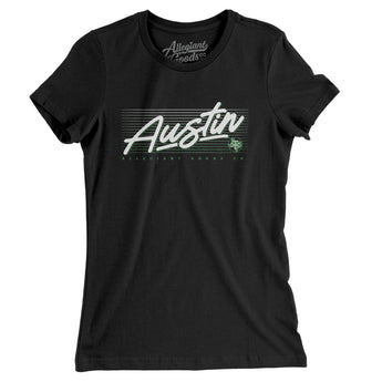 Austin Retro Women's T-Shirt-Allegiant Goods Co. Vintage Sports Apparel