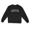 Austin Varsity Midweight Crewneck Sweatshirt-Black-Allegiant Goods Co. Vintage Sports Apparel
