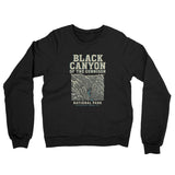 Black Canyon Of The Gunnison National Park Midweight French Terry Crewneck Sweatshirt-Allegiant Goods Co. Vintage Sports Apparel
