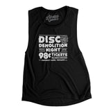 Disco Demolition Night Women's Flowey Scoopneck Muscle Tank-Allegiant Goods Co. Vintage Sports Apparel