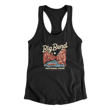 Big Bend National Park Women's Racerback Tank-Allegiant Goods Co. Vintage Sports Apparel
