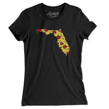Florida Pizza State Women's T-Shirt-Allegiant Goods Co. Vintage Sports Apparel