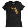 Florida Pizza State Women's T-Shirt-Black-Allegiant Goods Co. Vintage Sports Apparel