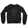 Ring The Liberty Bell Midweight French Terry Crewneck Sweatshirt-Black-Allegiant Goods Co. Vintage Sports Apparel