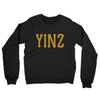 Yinz Baseball Midweight French Terry Crewneck Sweatshirt-Black-Allegiant Goods Co. Vintage Sports Apparel